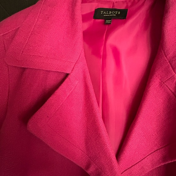 Talbots Fuchsia Cape Jacket - Picture 3 of 9
